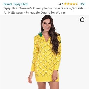Tipsy Elves Pineapple hoodie costume